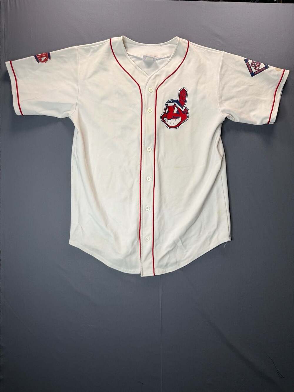 Vintage MLB 90’s Cleveland Indians Coco Crisp Baseball Jersey Size XL 46-48
